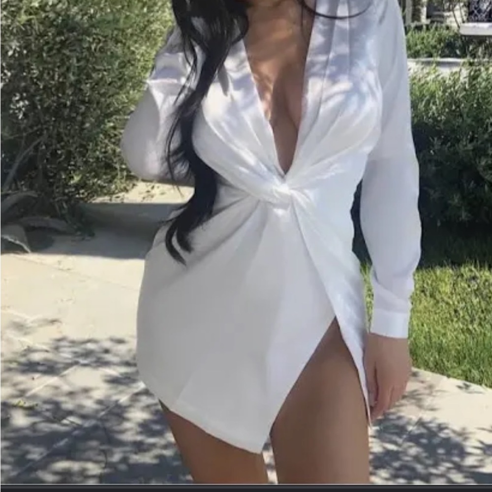 White tie / wrap dress